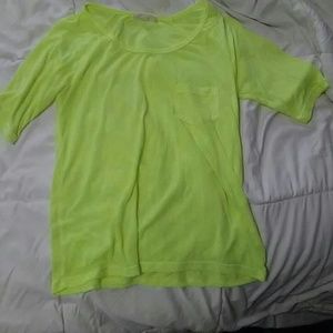 Light weight Neon Green T
